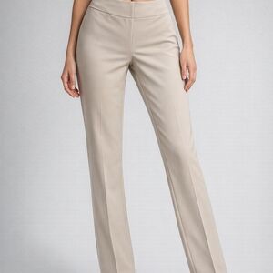 Nine West Classic Tan Straight Leg Pants